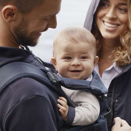 Рюкзак-переноска BabyBjorn One Mesh Темно-Cиний