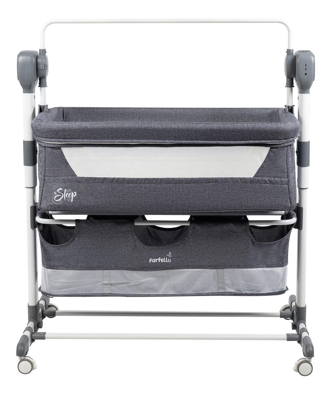 Колыбель Farfello Sleep серый - фото 12