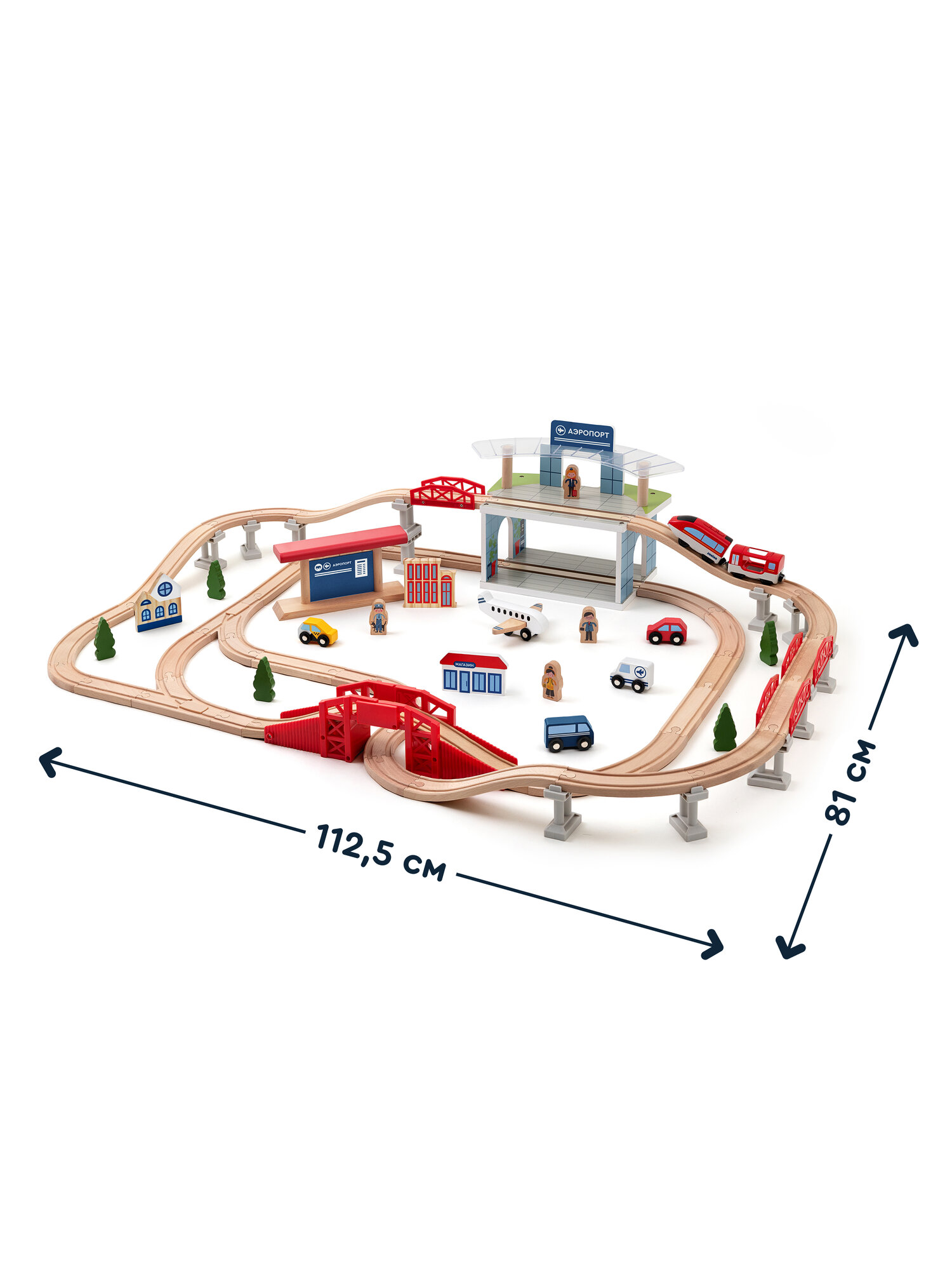 Набор железнодорожный Junion 112.5 см 904304.PH05Y019-2 - фото 2