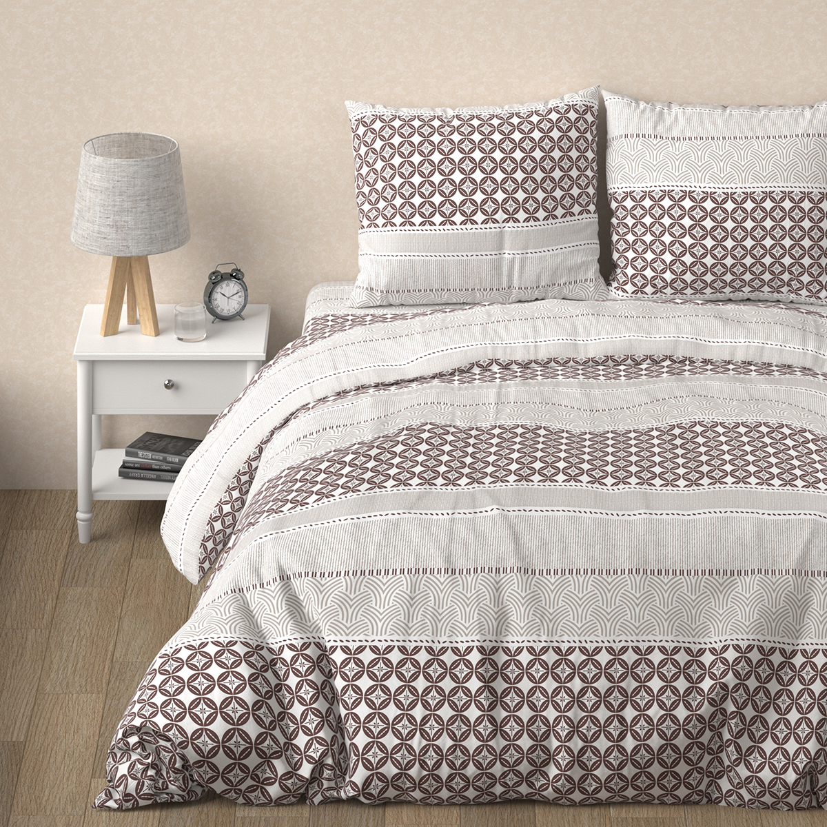 Комплект постельного белья BRAVO Кремат двуспальный 4 предм. - фото 14