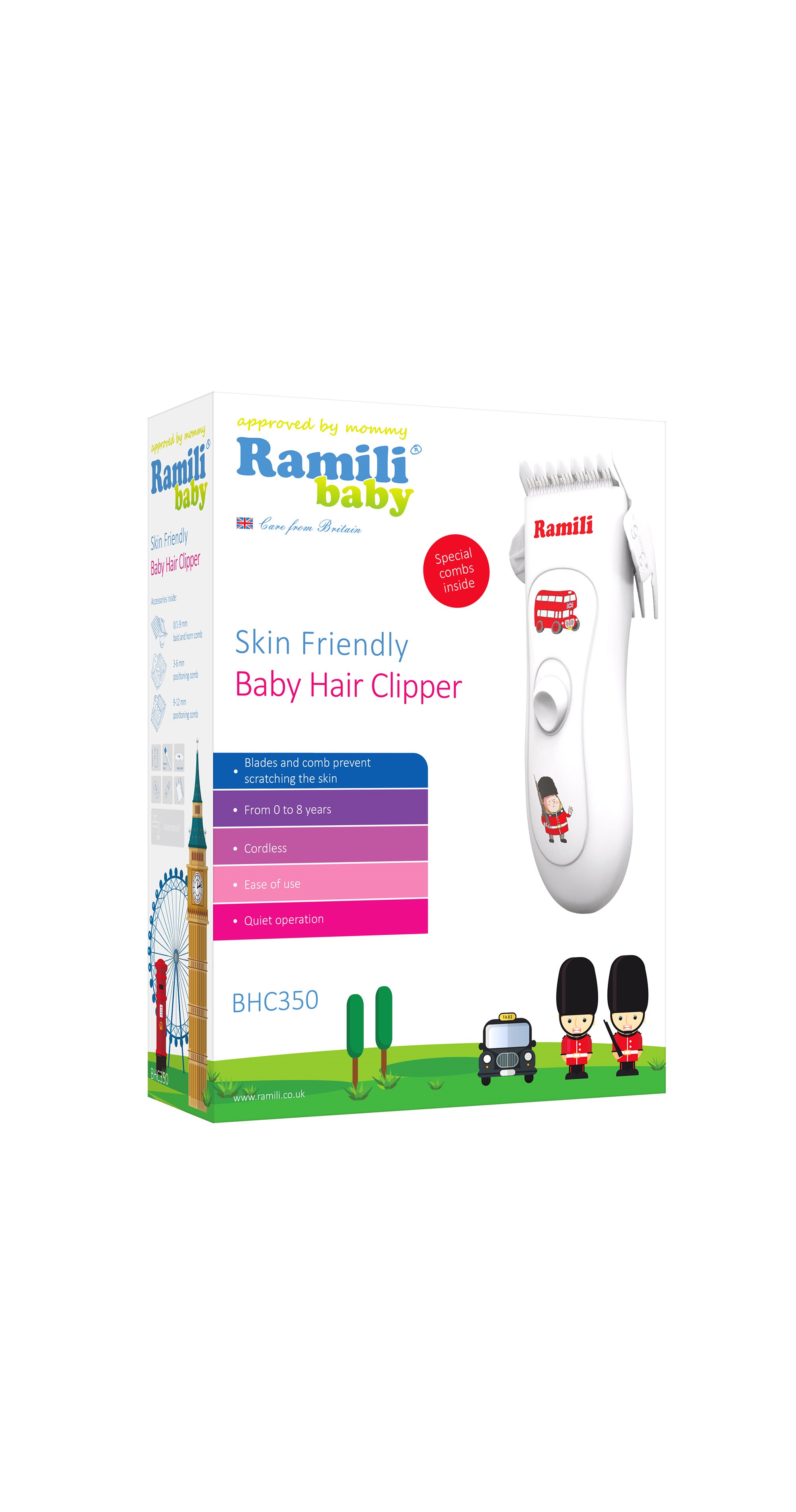 Машинка для стрижки детских волос Ramili Baby Hair Clipper BHC350 - фото 8