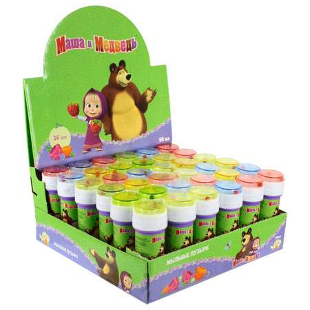Мыльные пузыри 1TOY Маша и медведь в ассортименте