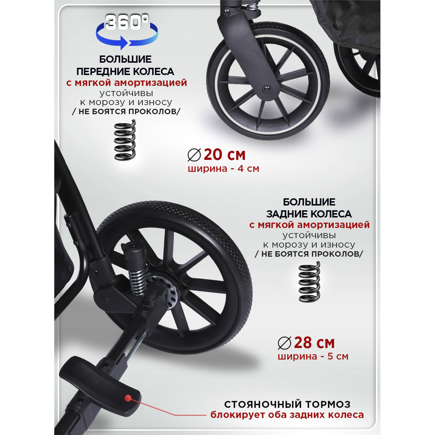 Коляска прогулочная BabyCare Venga Оливковый зеленый - фото 16