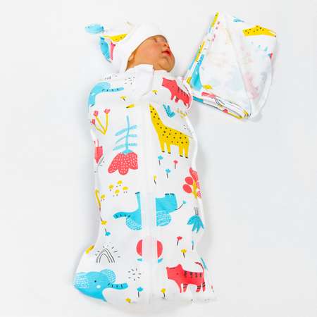 Конверт пеленальный (кокон) Amarobaby Soft Hugs