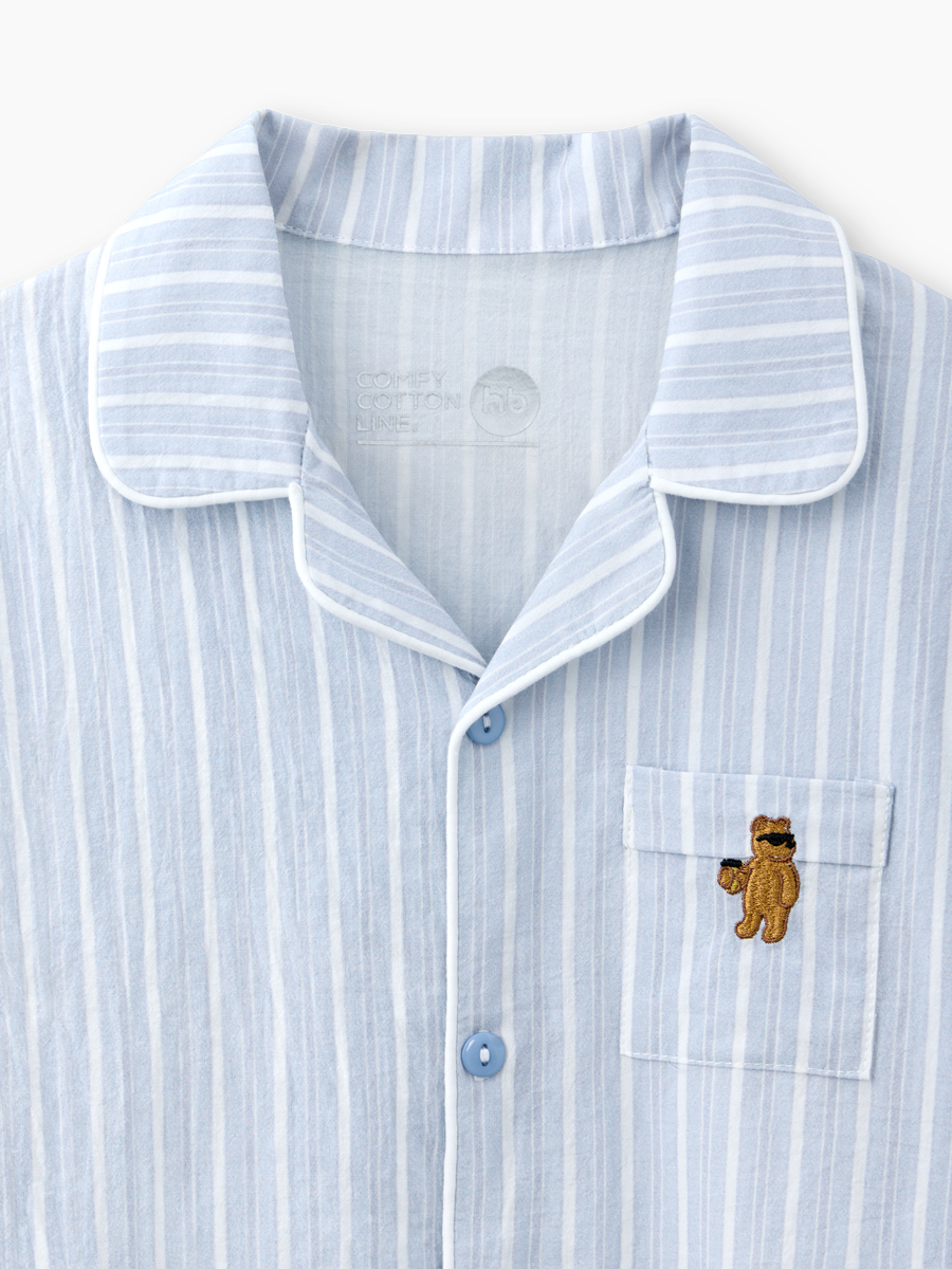 Рубашка Happy Baby 88666_light-blue - фото 5