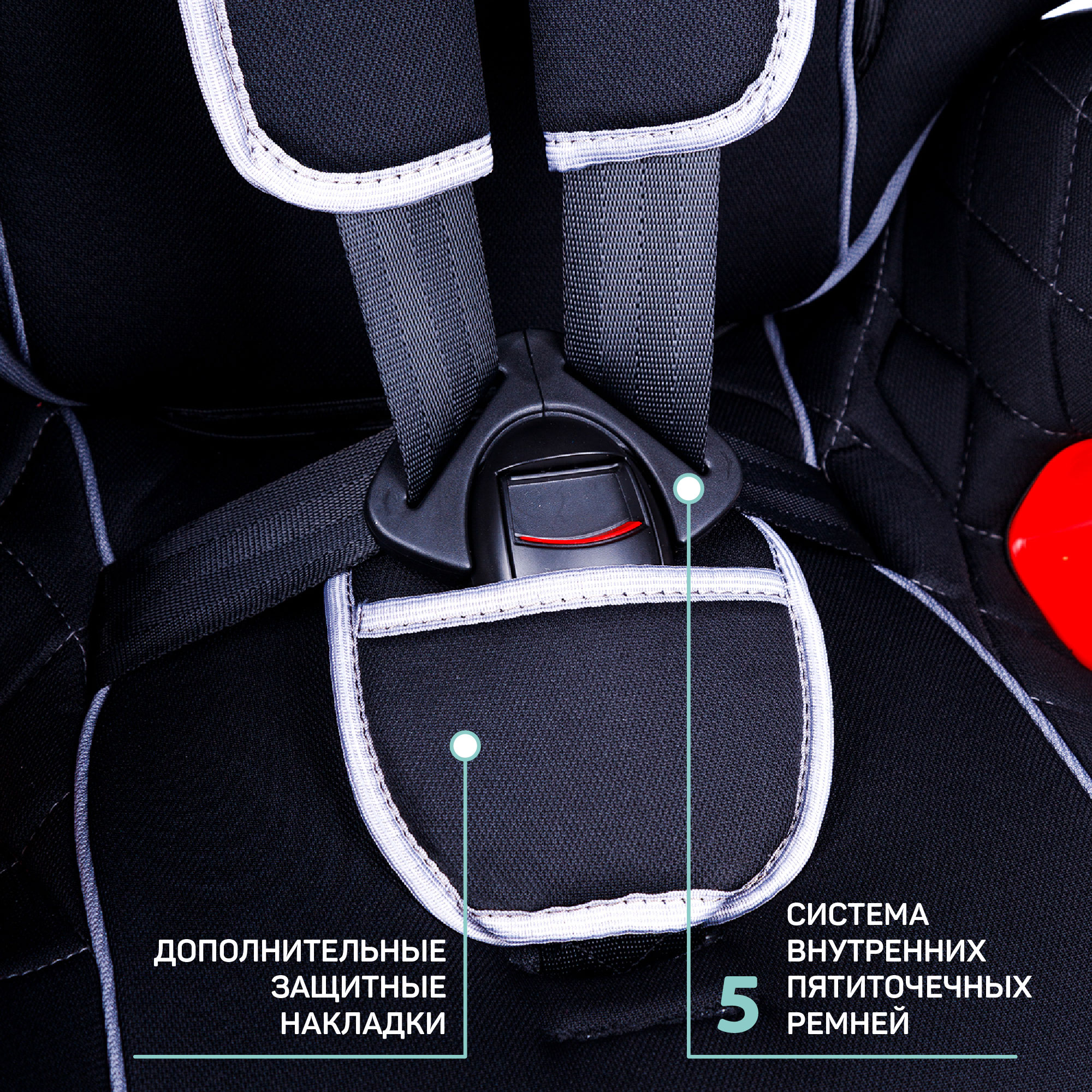 Автокресло Amarobaby Big trip 0+/1/2/3 (0-36 кг) - фото 4