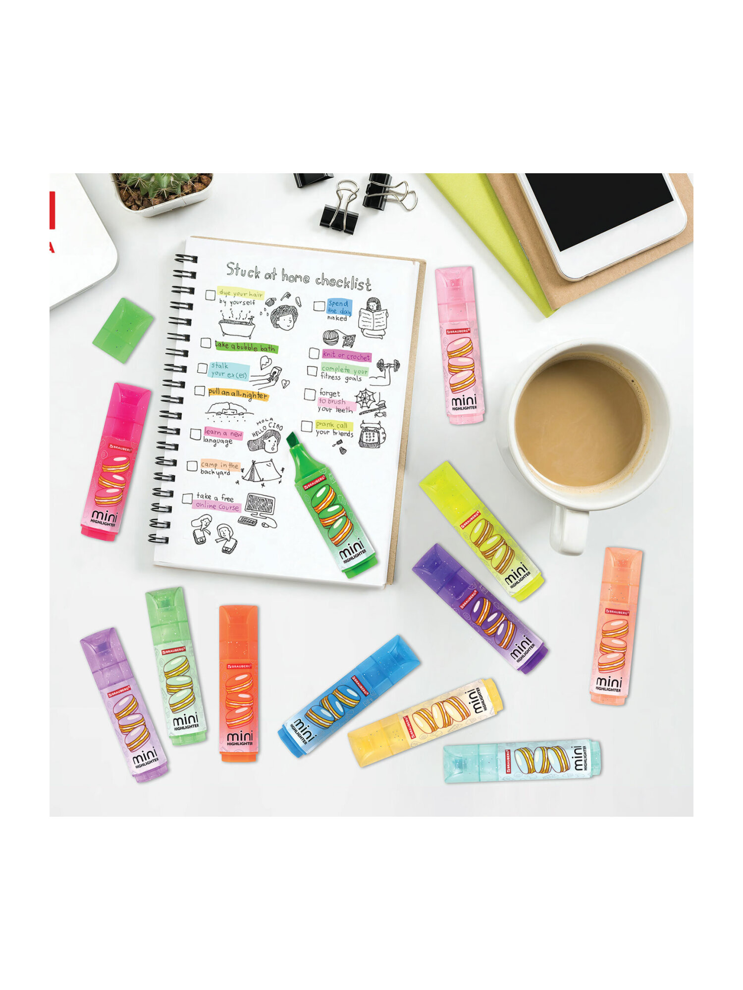 Текстовыделители Brauberg 12 шт. - фото 22