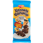 Кондитерская плитка РотФронт Хорошая компания молочная с вафельной крошкой 80г