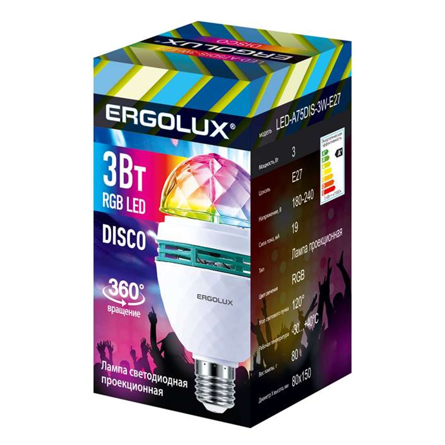 Лампа DEMMAX светодиодная Disco Е27 - фото 1