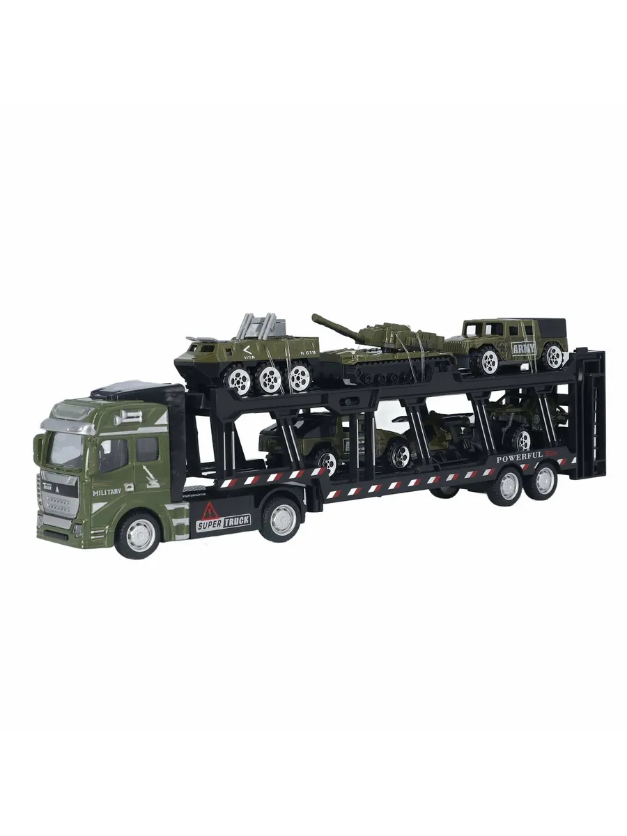Автовоз CyberToy Автовоз с военной техникой KS-110 - фото 11
