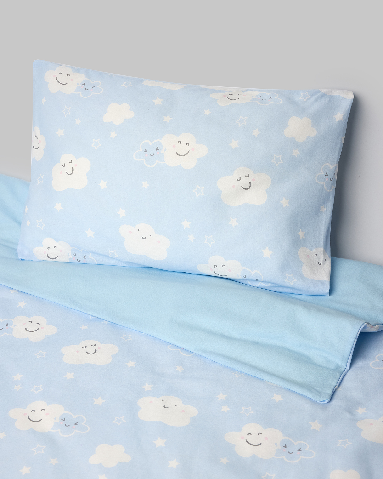 Комплект постельного белья FUTURINO Home Милые облачка 2 предмета 309205 - фото 2