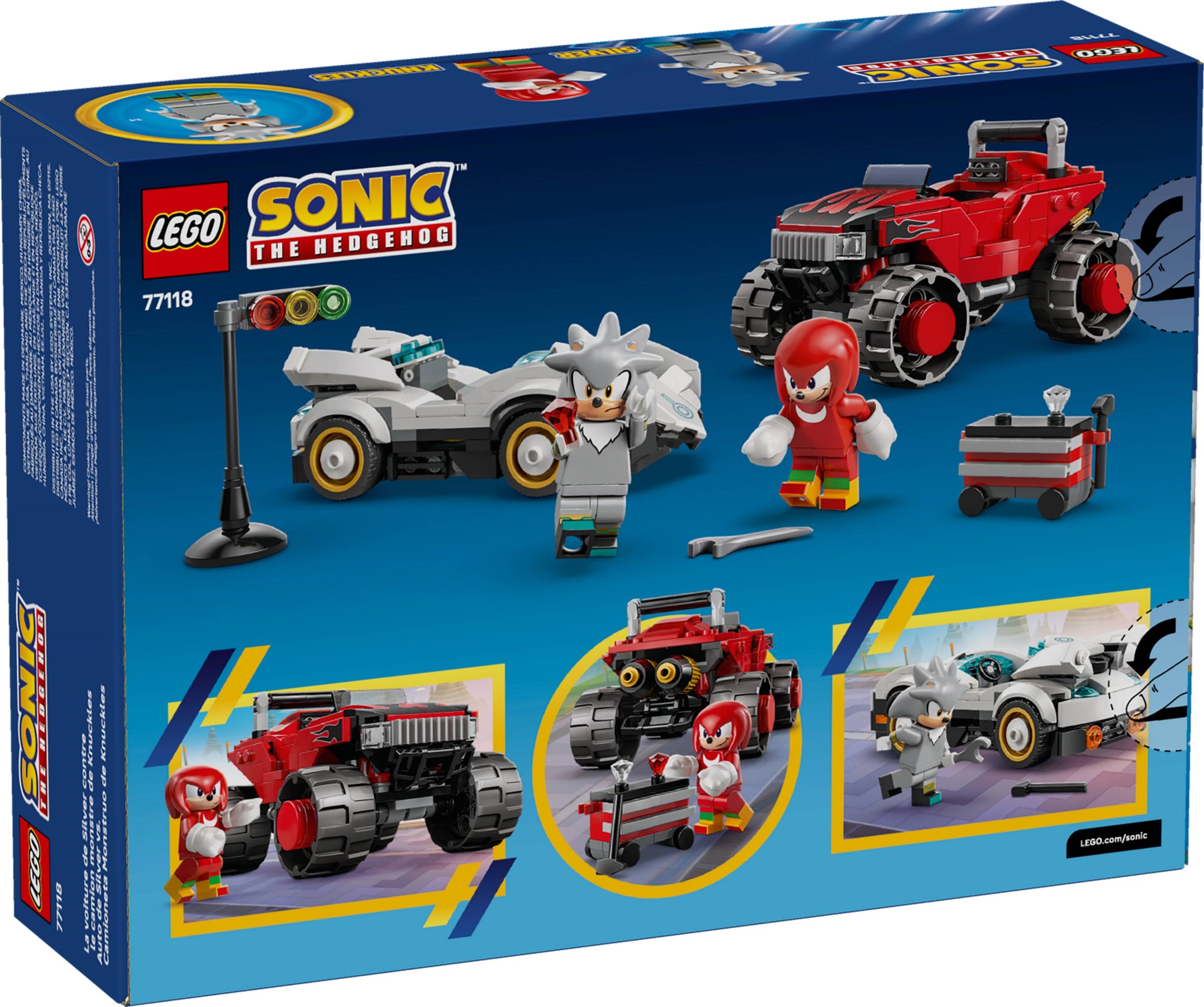 Изображение товара Конструктор LEGO Sonic the Hedgehog 77118 с моделями машин и монстров Изображение товара Конструктор LEGO Sonic the Hedgehog 77118 с моделями машин и монстров