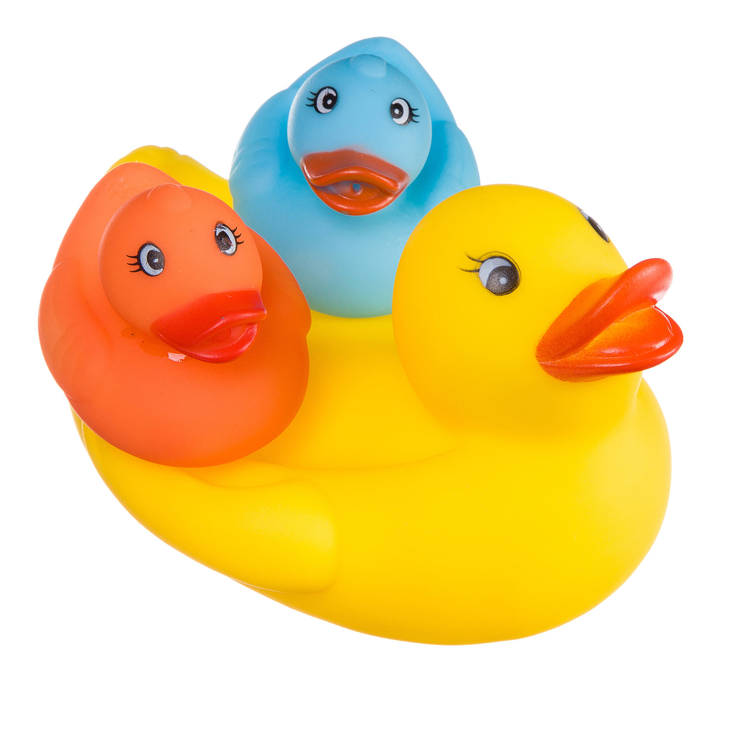 Игрушка Bondibon для ванной Утка с утятами 3шт. - фото 11