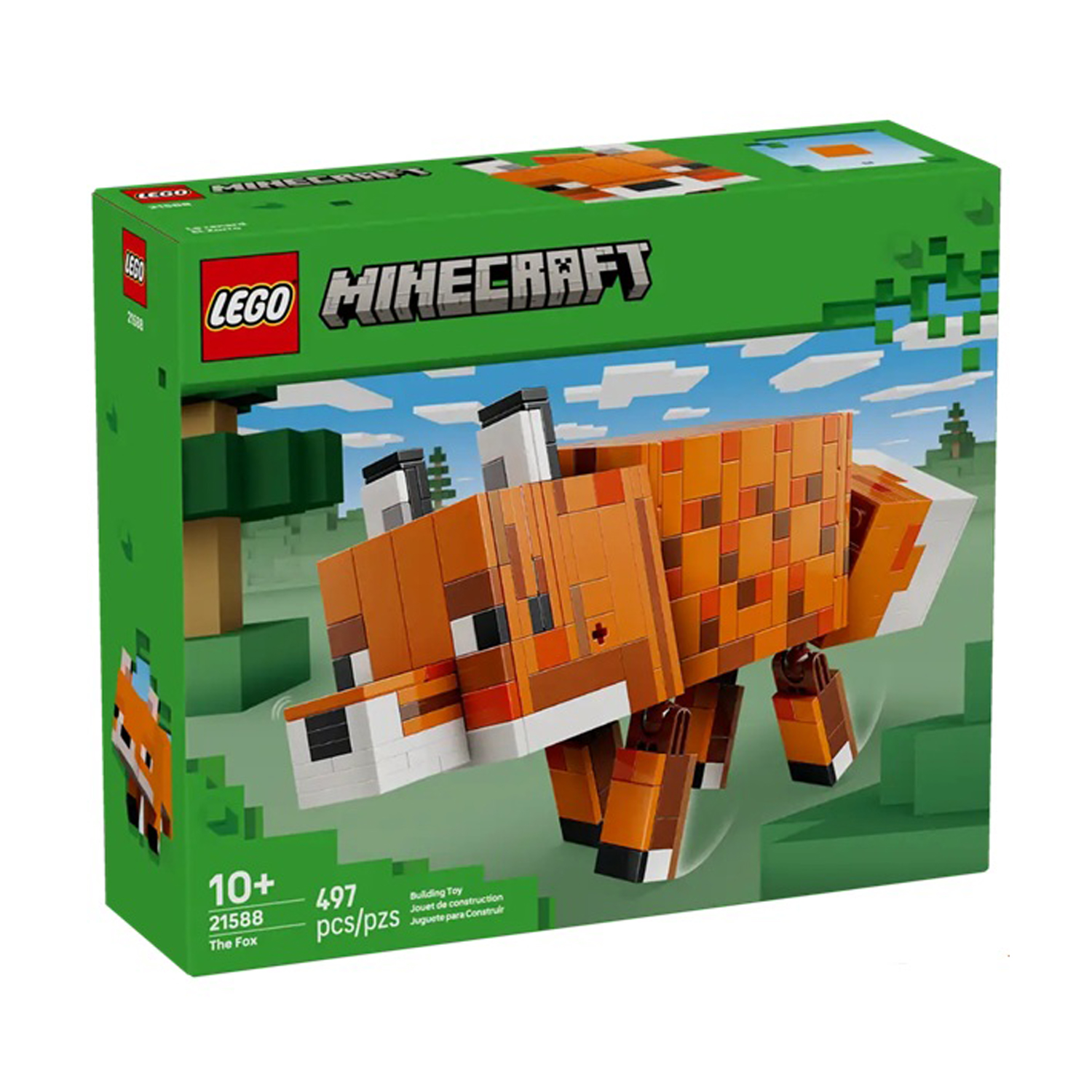 Конструктор LEGO Minecraft Лиса 497 дет. - фото 2