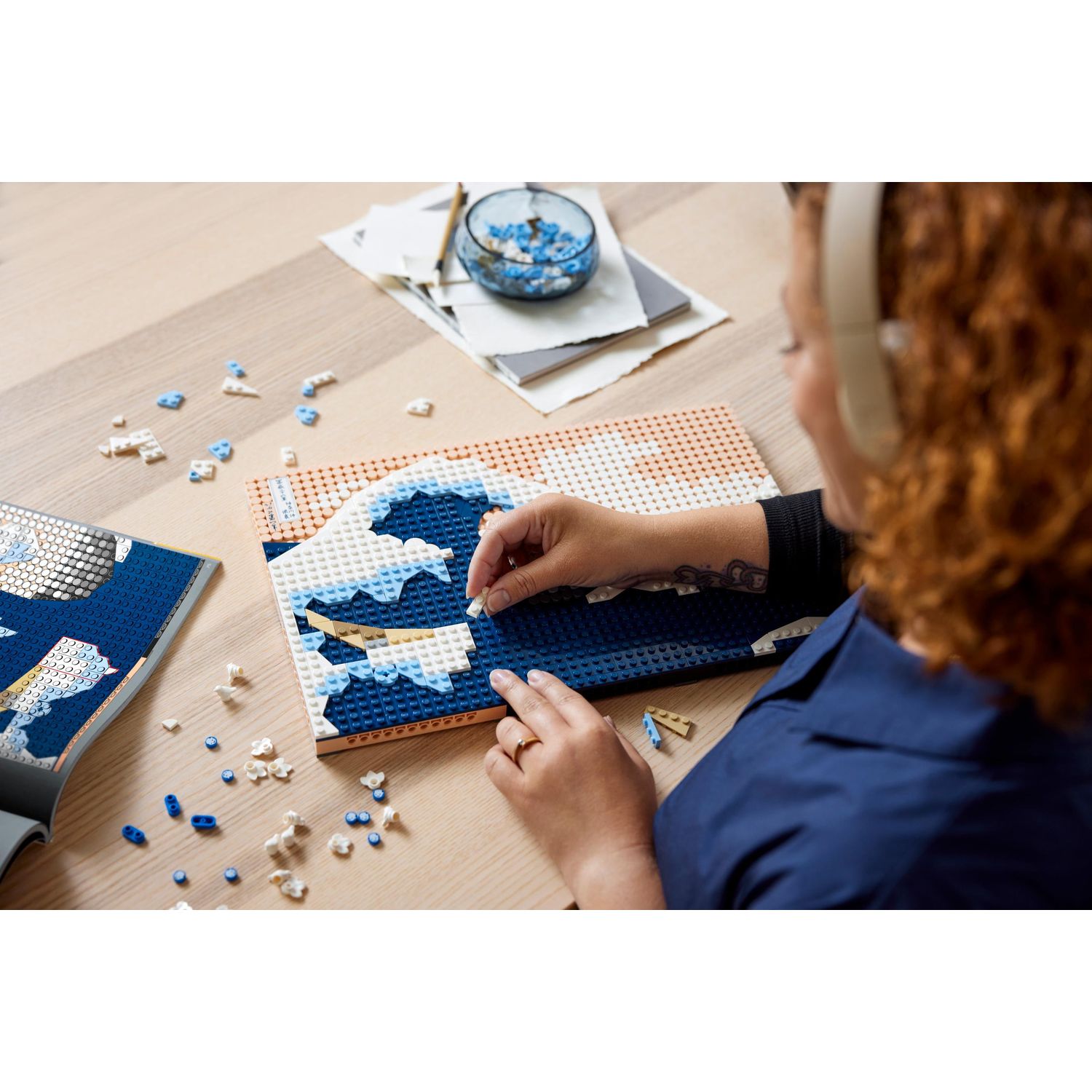 Конструктор LEGO Art Hokusai The Great Wave 1810 дет. - фото 8
