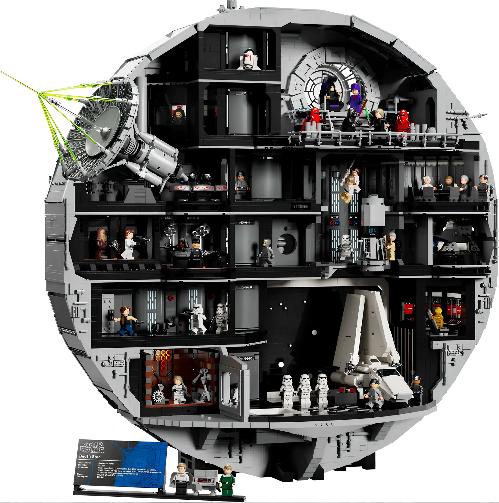 Конструктор LEGO Star Wars 75419 Звезда Смерти 9094 дет. - фото 3