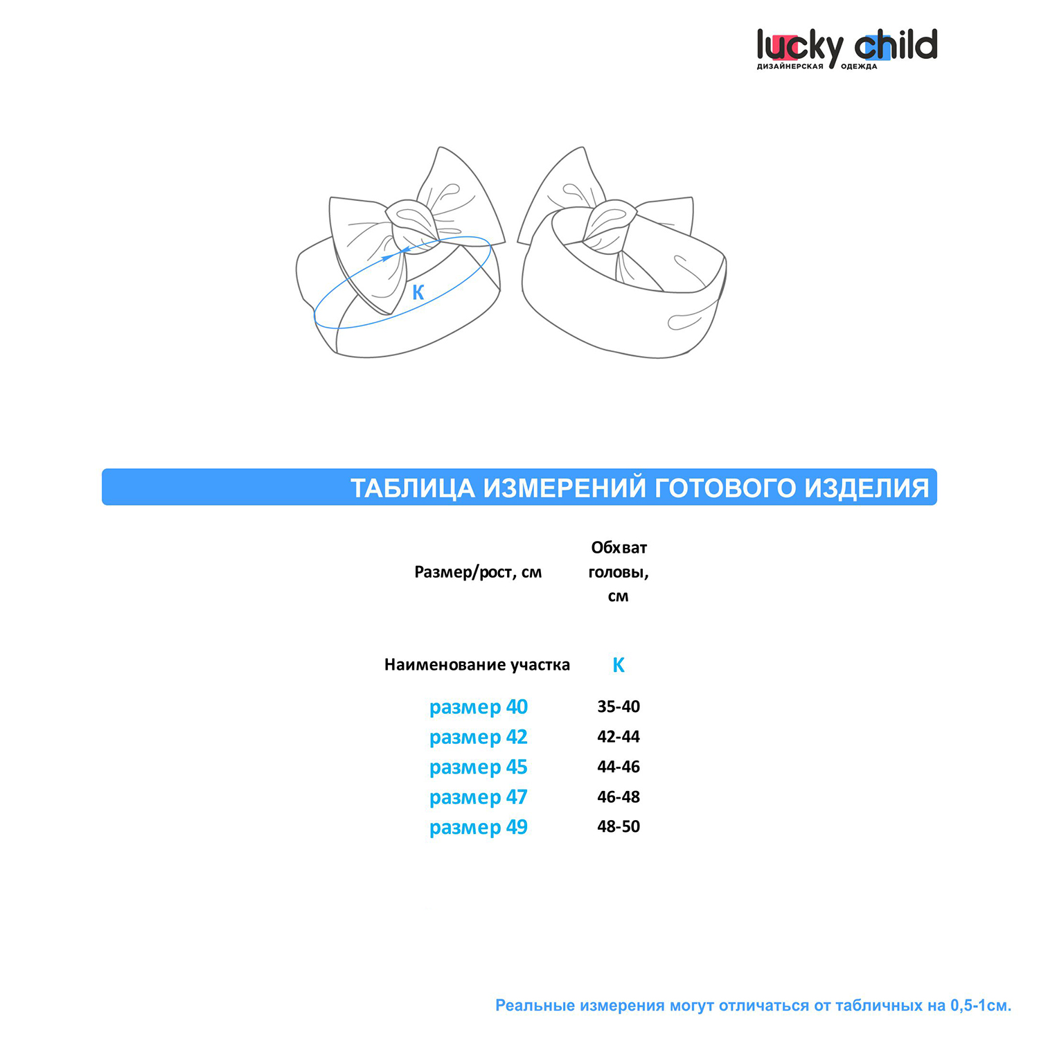 Повязка 2 шт Lucky Child 138-93/молочный/розовый/0-2 - фото 7