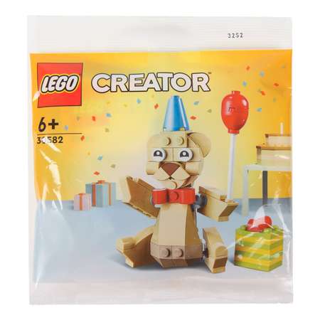 Конструктор LEGO Creator Мишка-именинник блочный