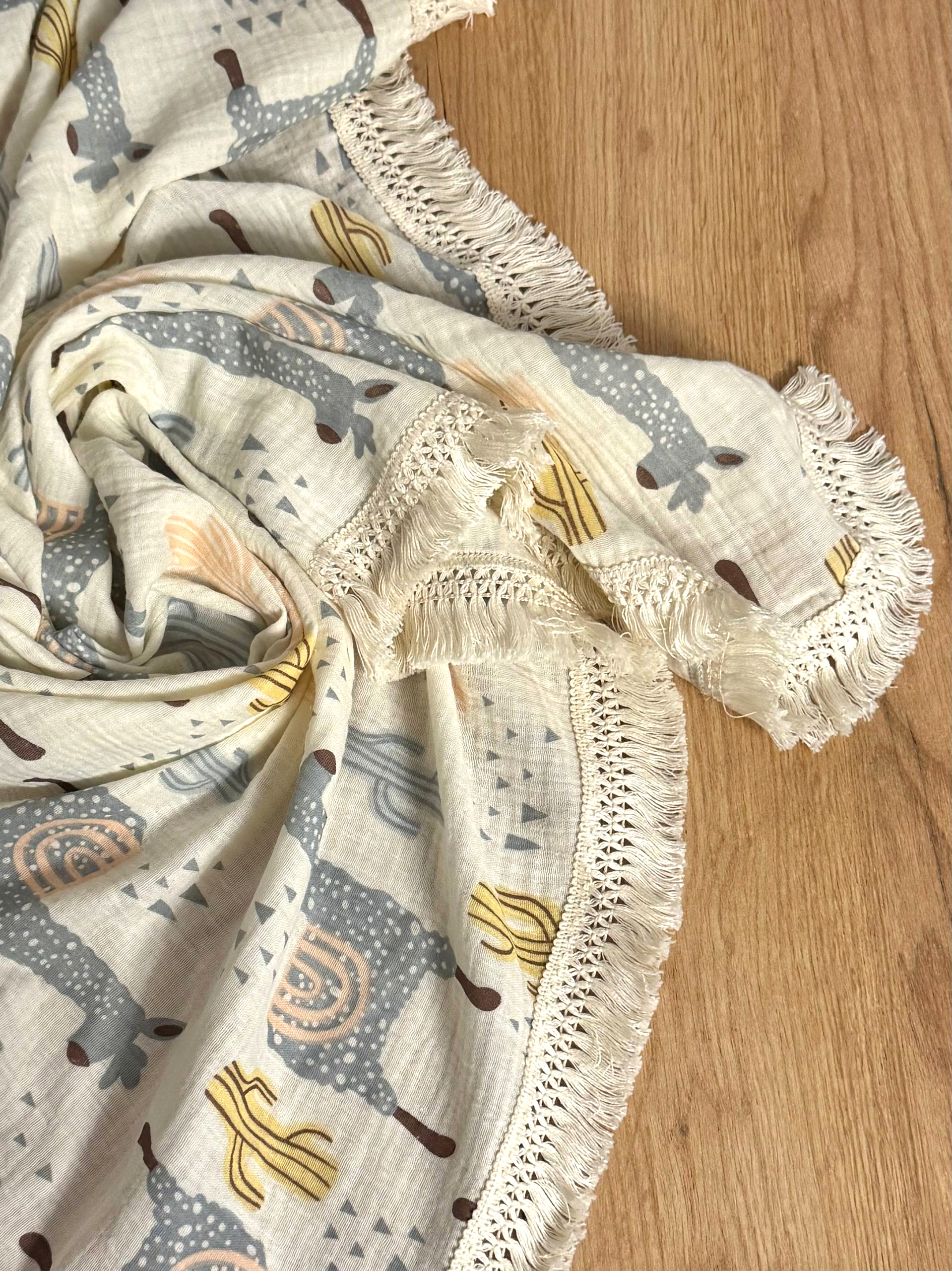 Плед Ладушки муслиновый 100 x 130 см муслин - фото 1