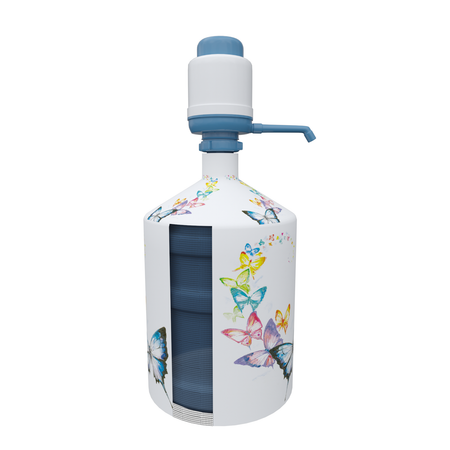Чехол на бутыль 19л Coolpaq Butterfly