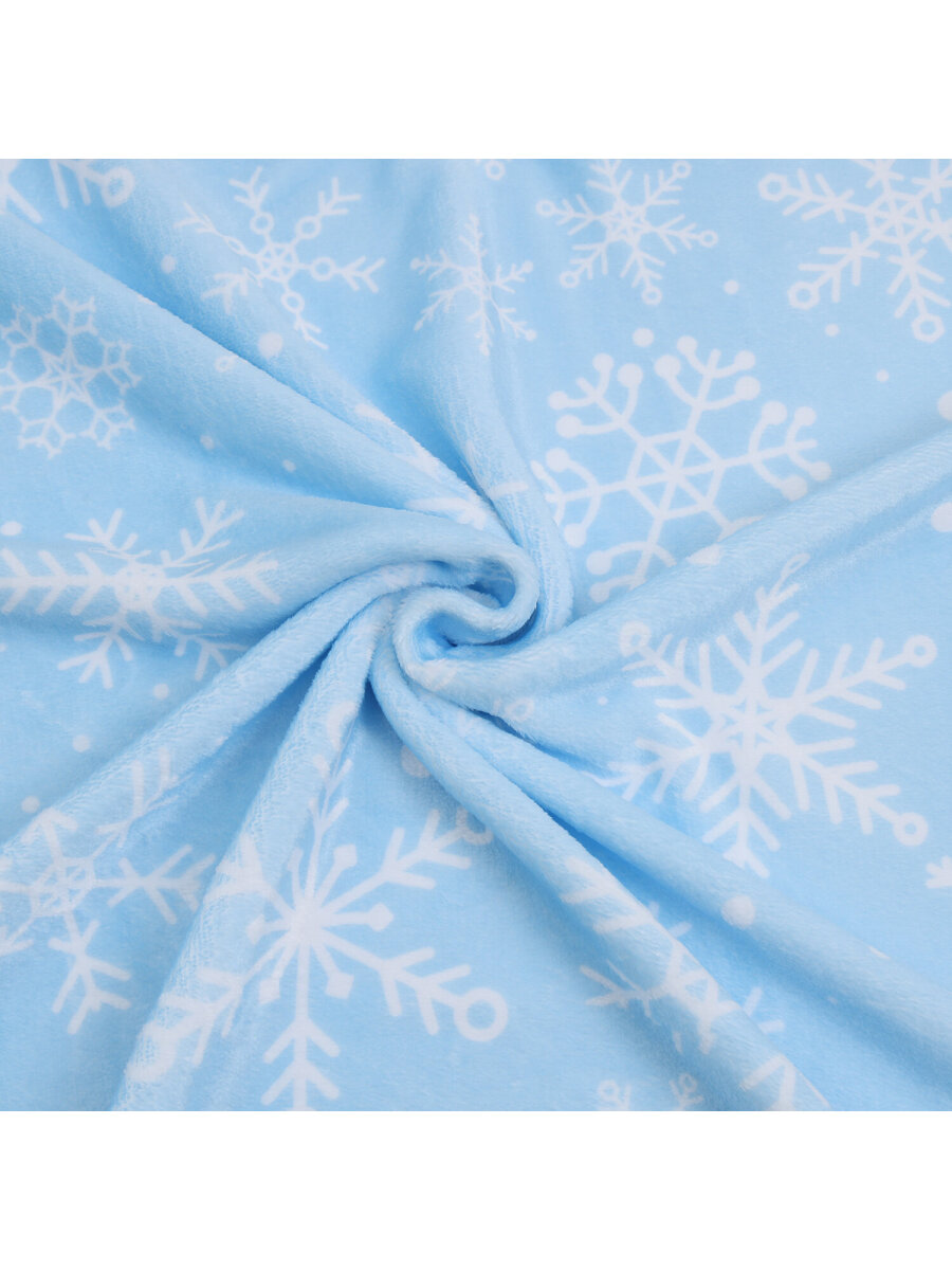 Плед Золотая сказка Снежинки - фото 10