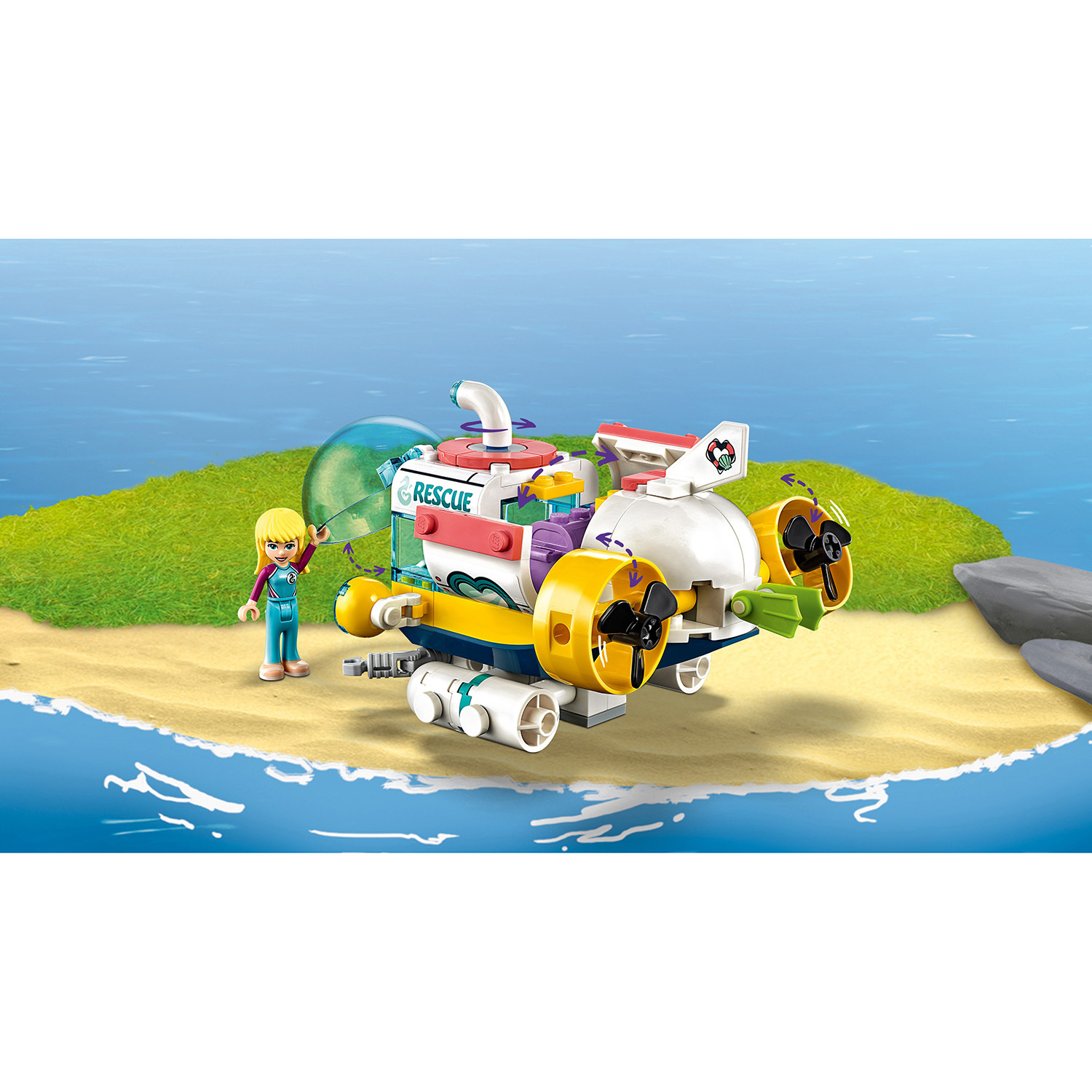 Конструктор LEGO Friends Спасение дельфинов блочный - фото 9