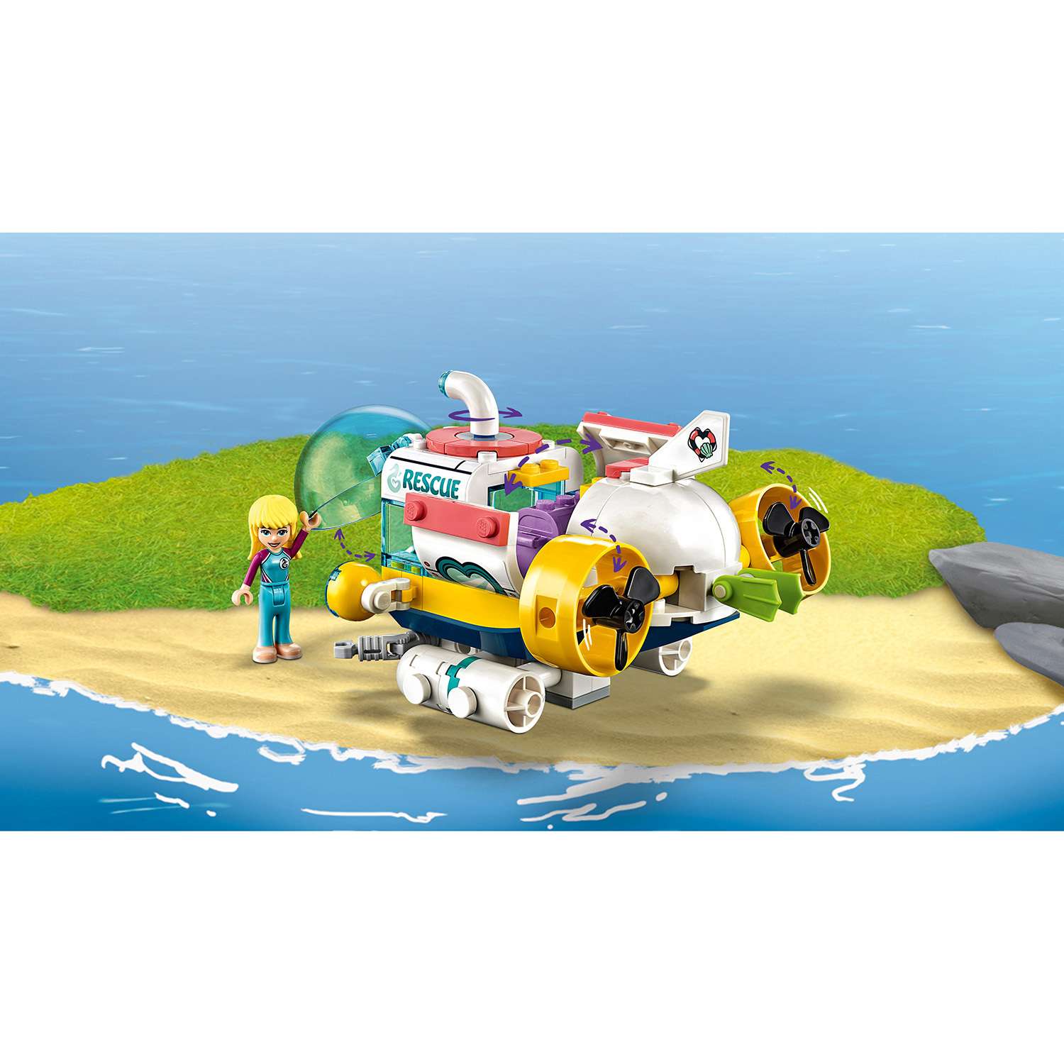 Конструктор LEGO Friends Спасение дельфинов блочный - фото 9
