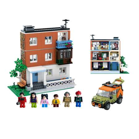Конструктор brick labs Жилой дом 1133 дет.