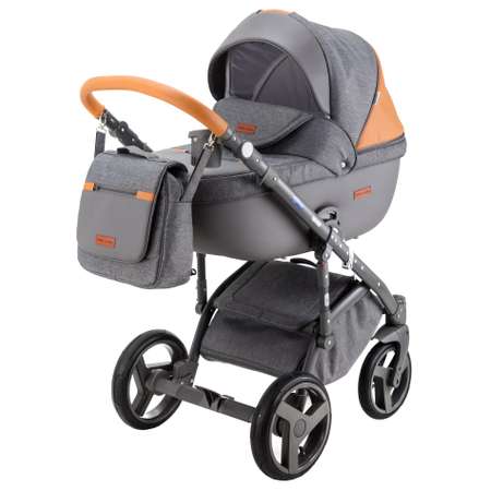 Коляска 2в1 BeBe-mobile серый