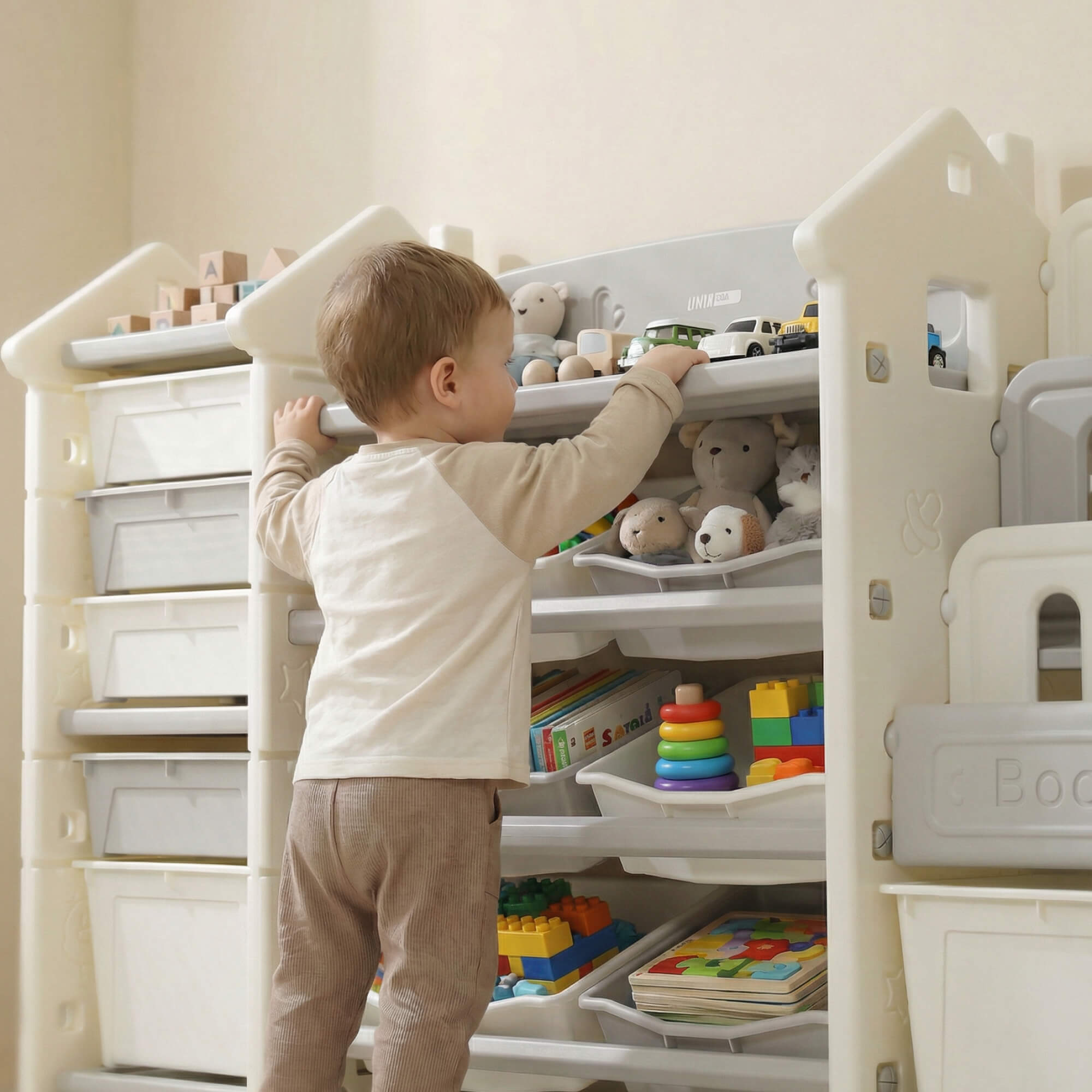 Стеллаж для игрушек и книг UNIX Kids Замок/Сastle - фото 16