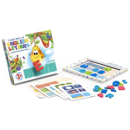 Игра настольная MAGNETICUS Мягкие буквы Английский алфавит магнитная ALF-004