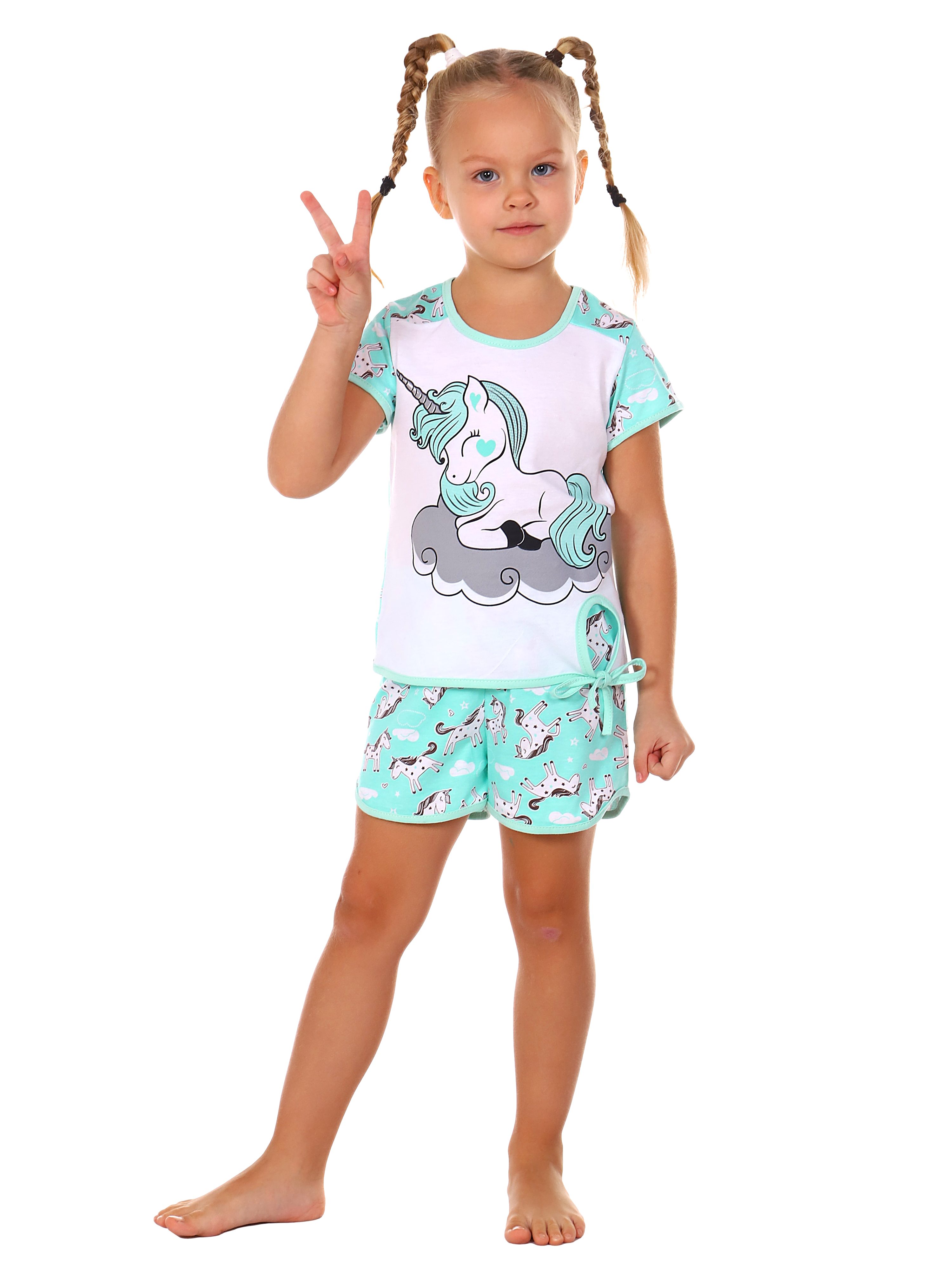 Пижама ДО-Детская Одежда 0022Р/мятный - фото 2