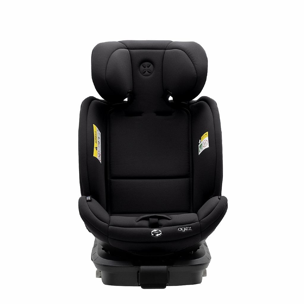 Автокресло agex Comfort i-Fix 360 Isofix 0+/1/2/3 (0-36 кг) черный - фото 4