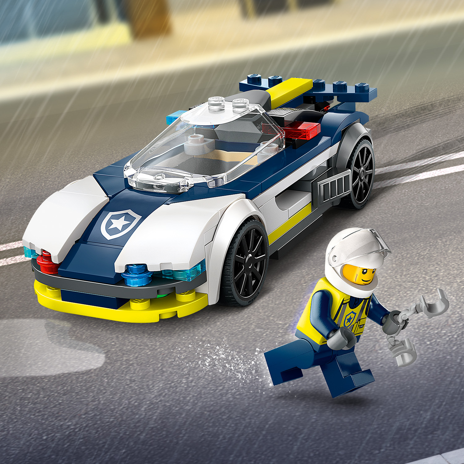 Конструктор LEGO City PoliceCar and MuscleCar Chase блочный - фото 8