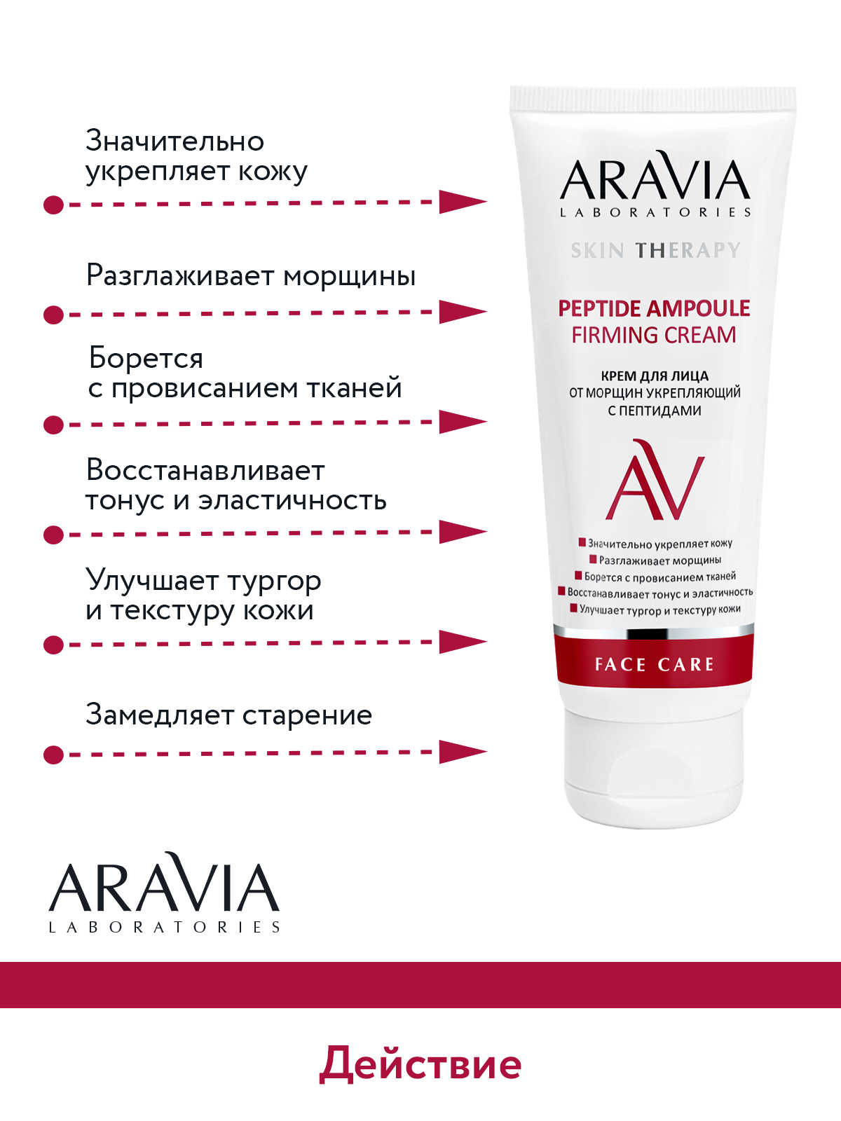 Крем ARAVIA Laboratories Peptide 50 мл - фото 5