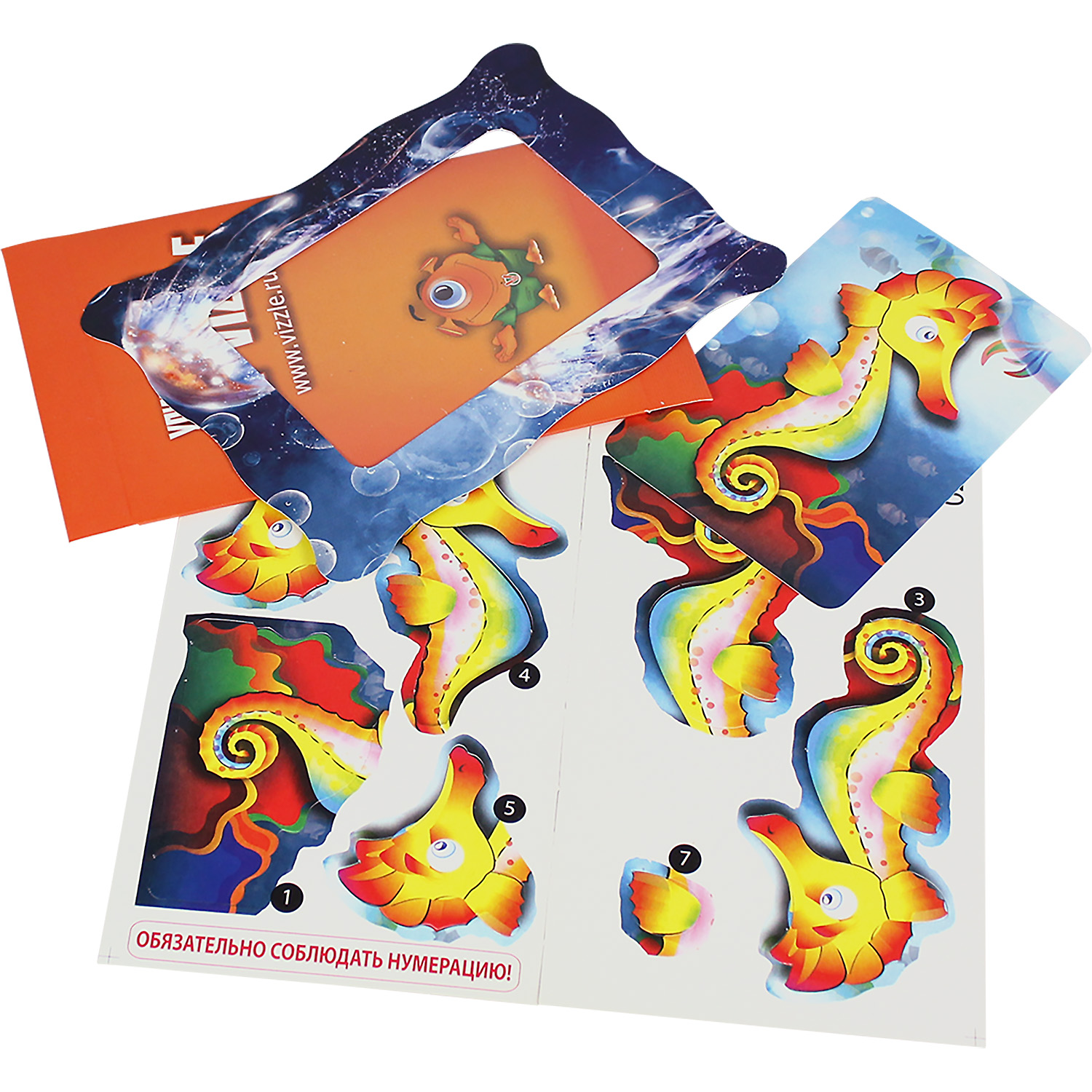 Объемная картина VIZZLE Морской конек - фото 3