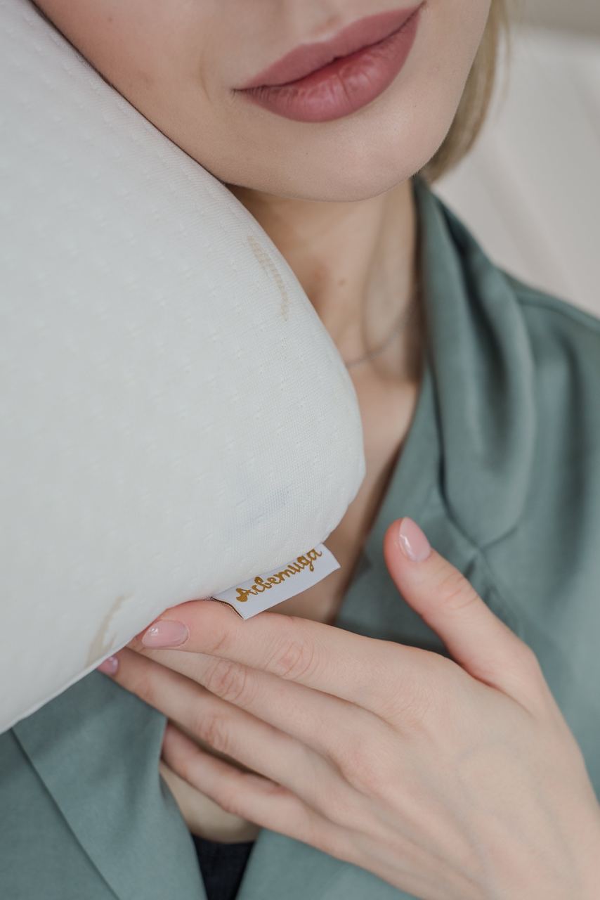 Анатомическая подушка Asvetida Light 40*60 c эффектом памяти Memory Foam - фото 11