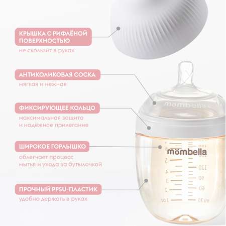 Набор для кормления Mombella Anti-Colic 120 мл 4 шт.