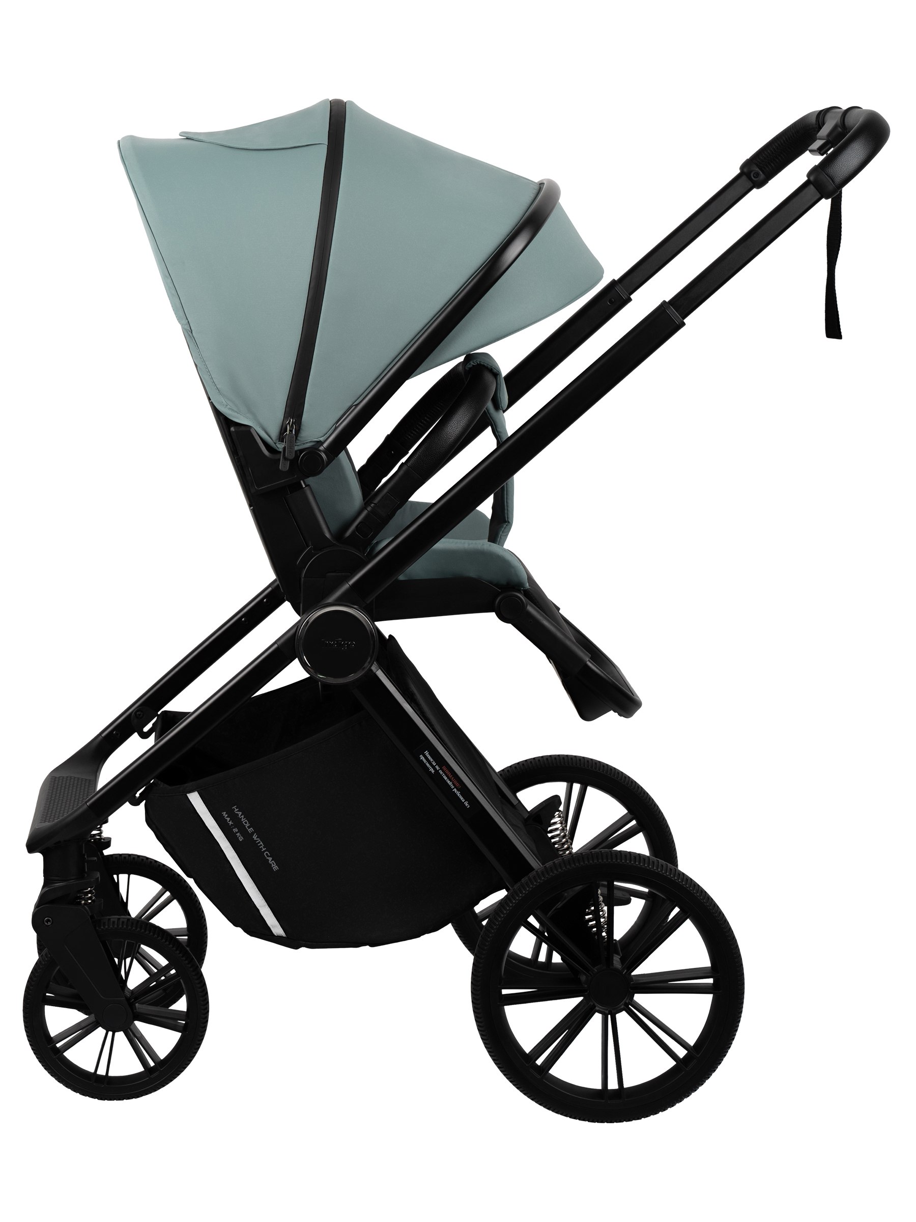 Коляска 2в1 Indigo Sting зеленый - фото 13