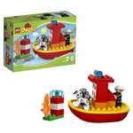 Конструктор LEGO DUPLO Пожарный катер блочный