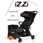 Коляска прогулочная iZZi для путешествий черный