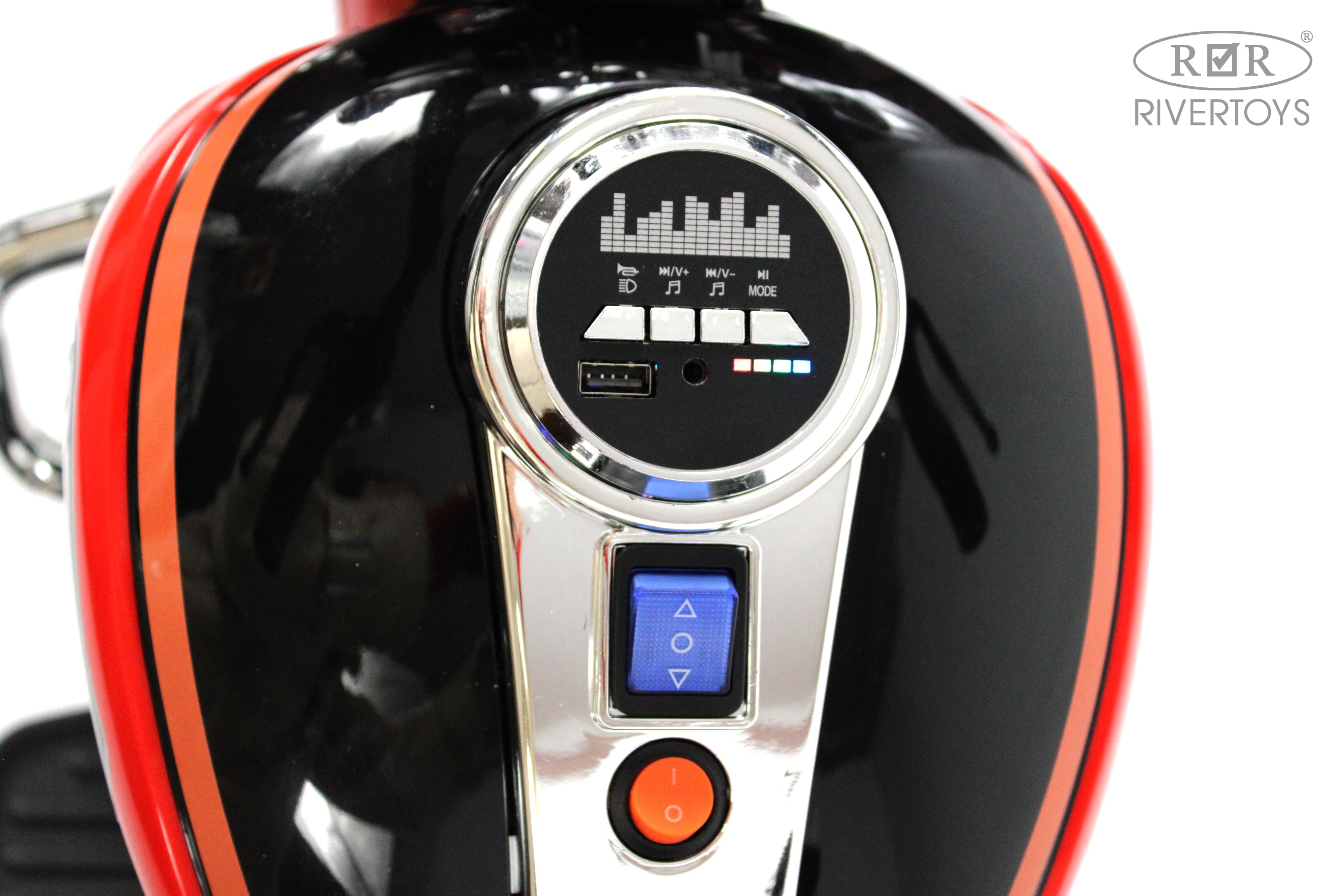Электромобиль RIVERTOYS K003PX-RED - фото 19