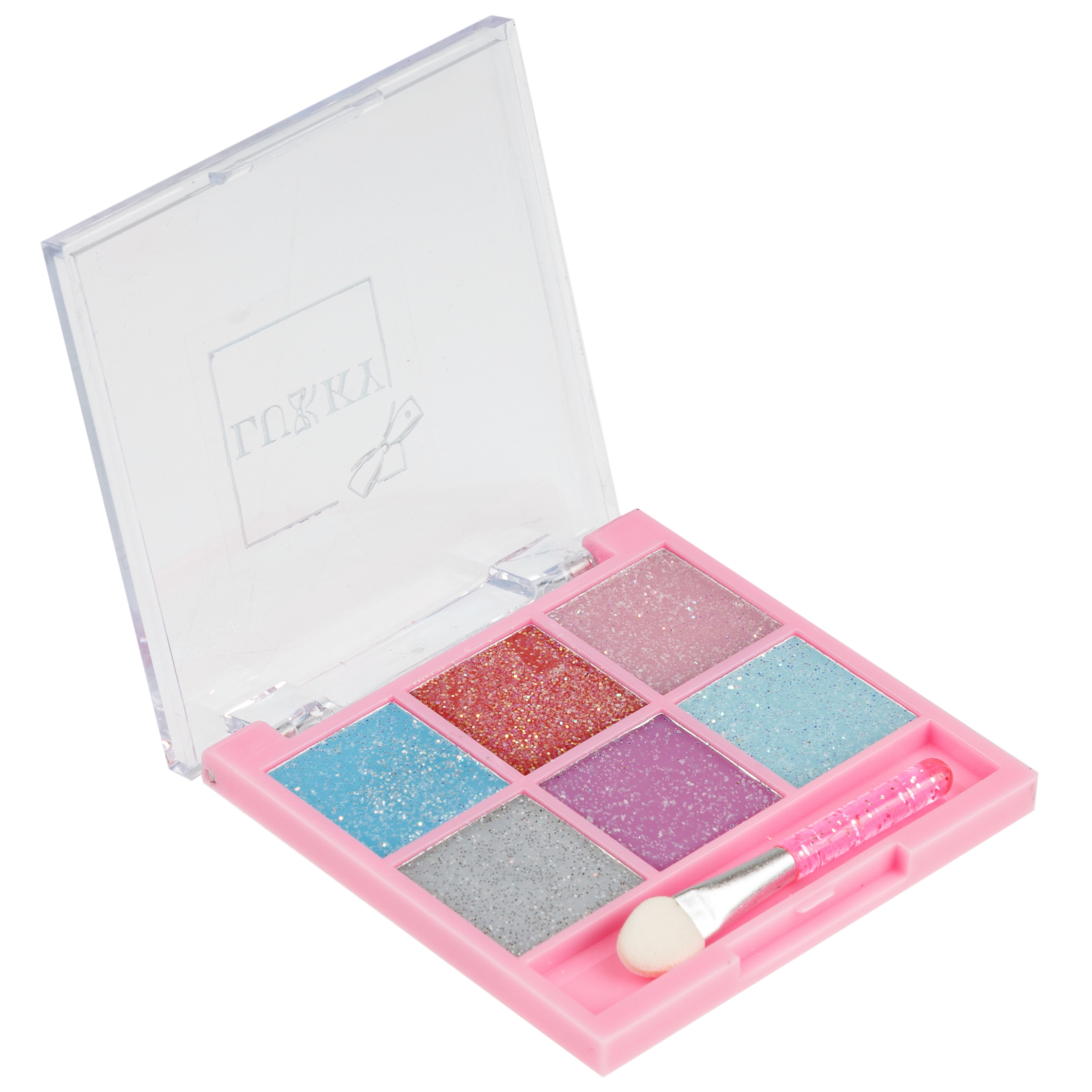 Набор декоративной косметики LUKKY тени для век 2 лака для ногтей 10 патчей для ногтей стразы стикеры пилочка - фото 4