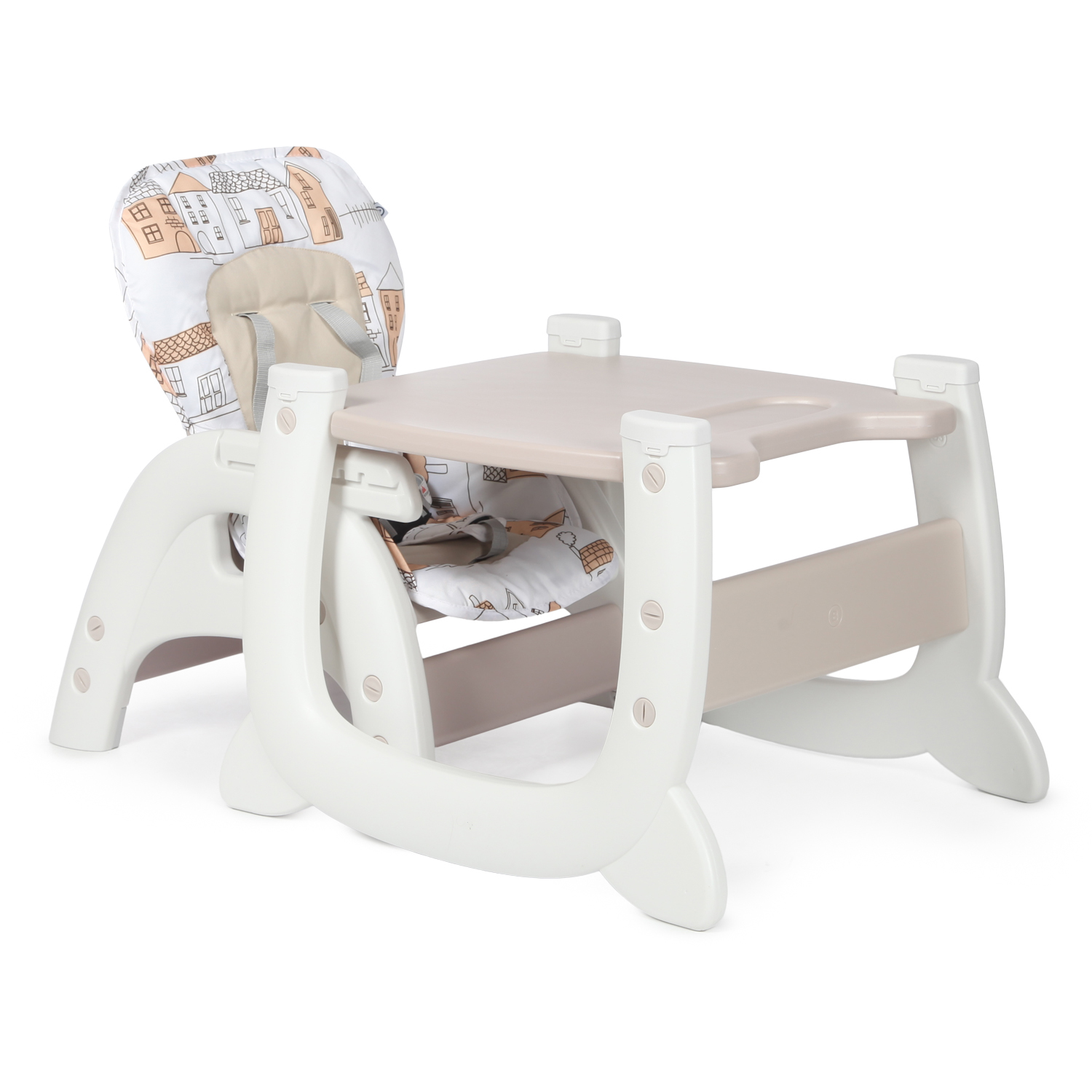 Стульчик для кормления Babyton Beige 2 в 1 - фото 11