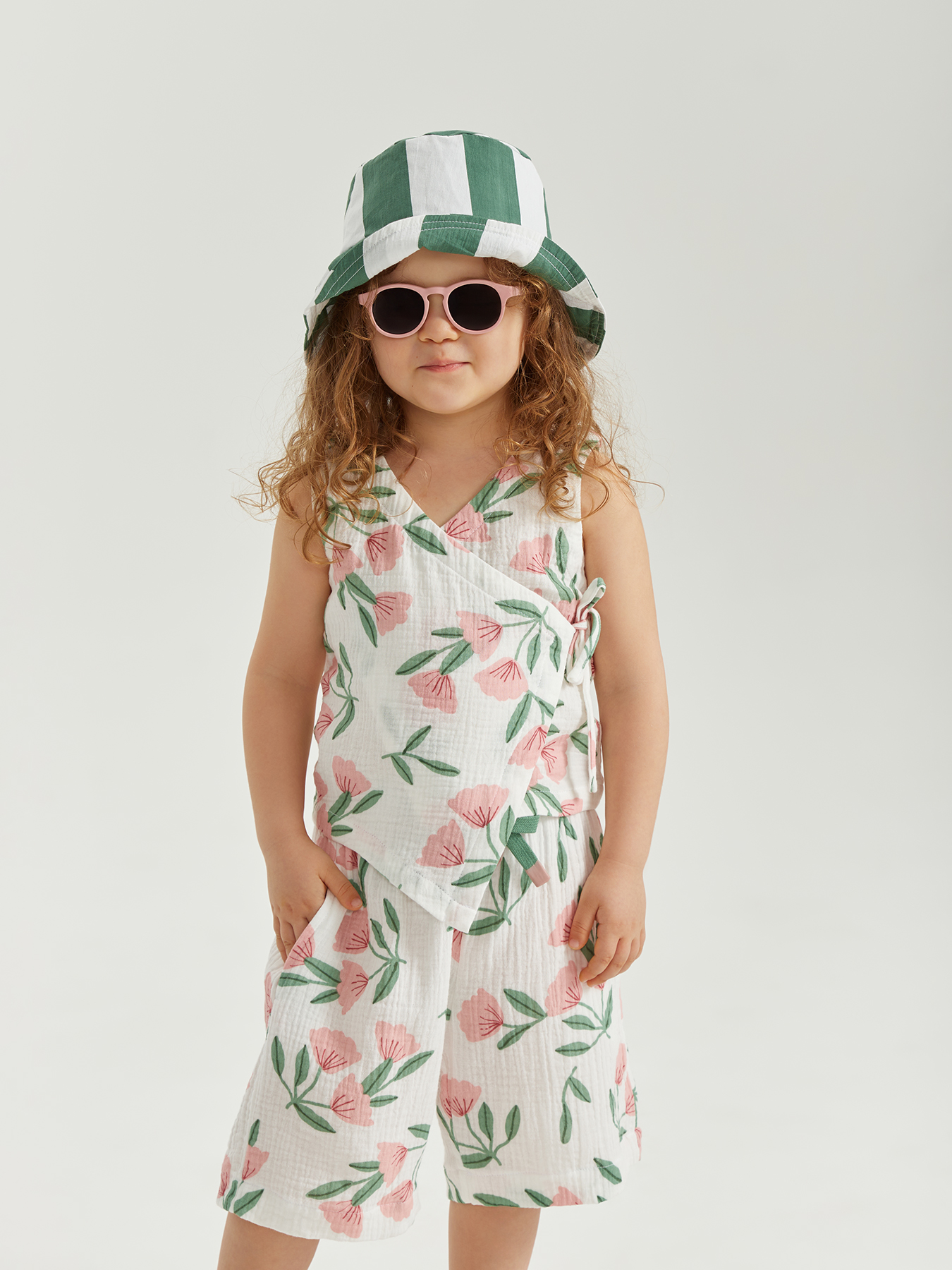 Халат Happy Baby 88194_pink flower - фото 11