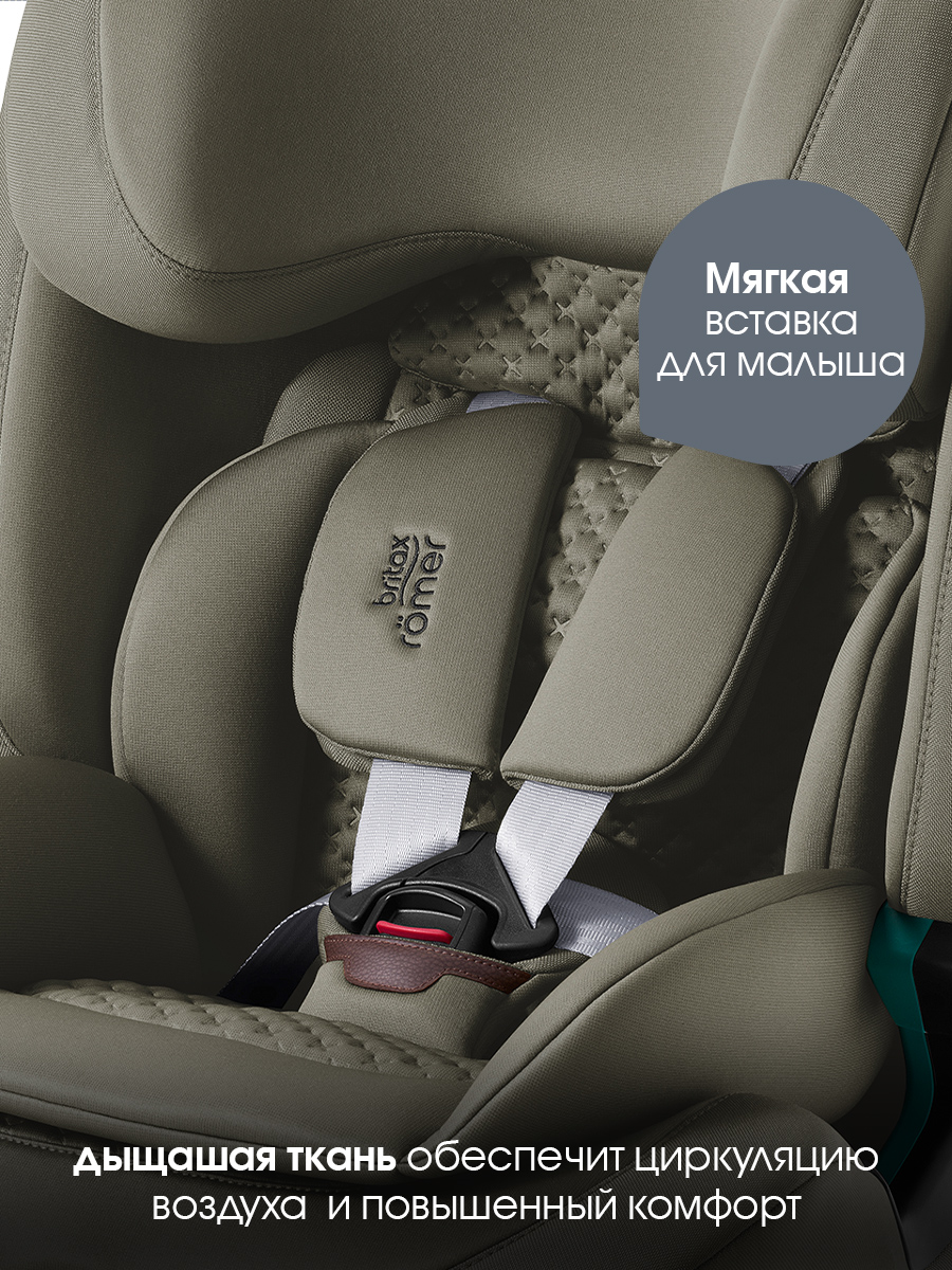 Автокресло Britax Roemer Advansafix Pro Lux Isofix 1/2/3 (9-36 кг) хаки - фото 10