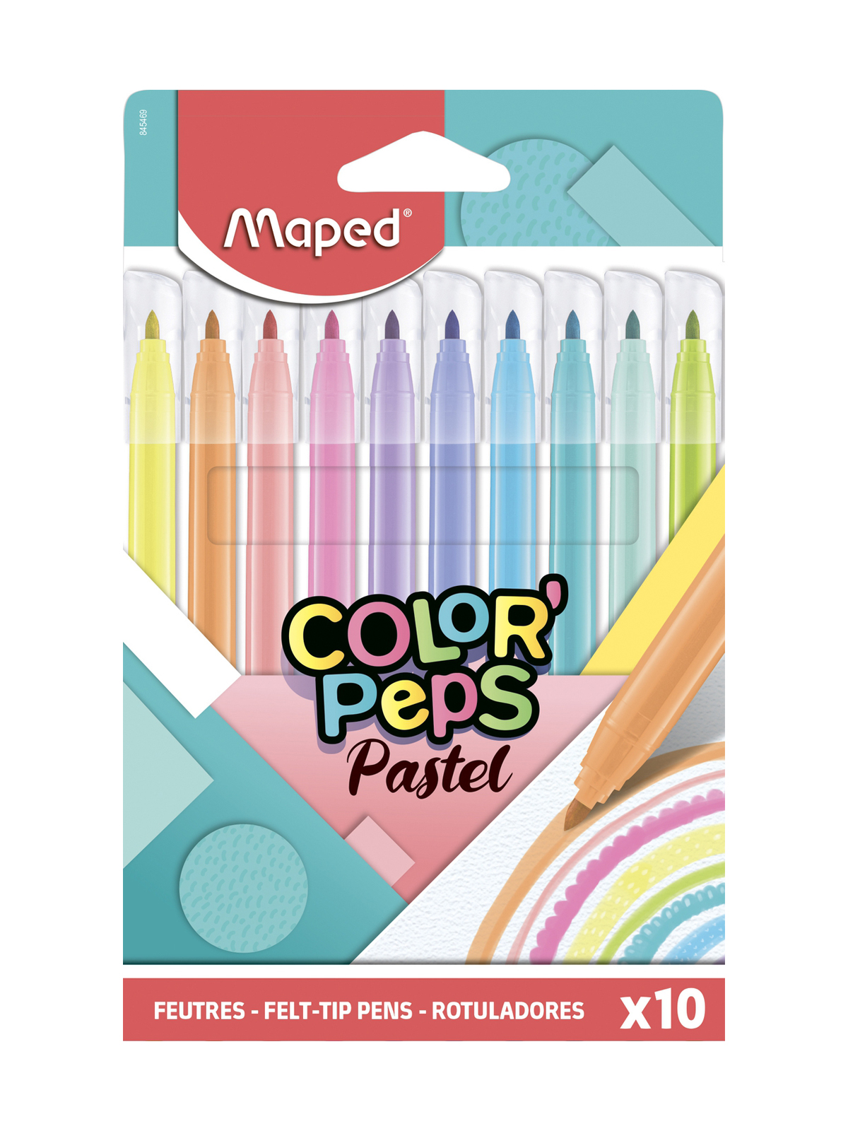 Фломастеры MAPED 10 шт. - фото 1