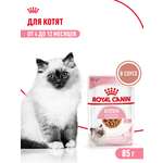Корм влажный для котят ROYAL CANIN Kitten 85г кусочки в соусе 77851
