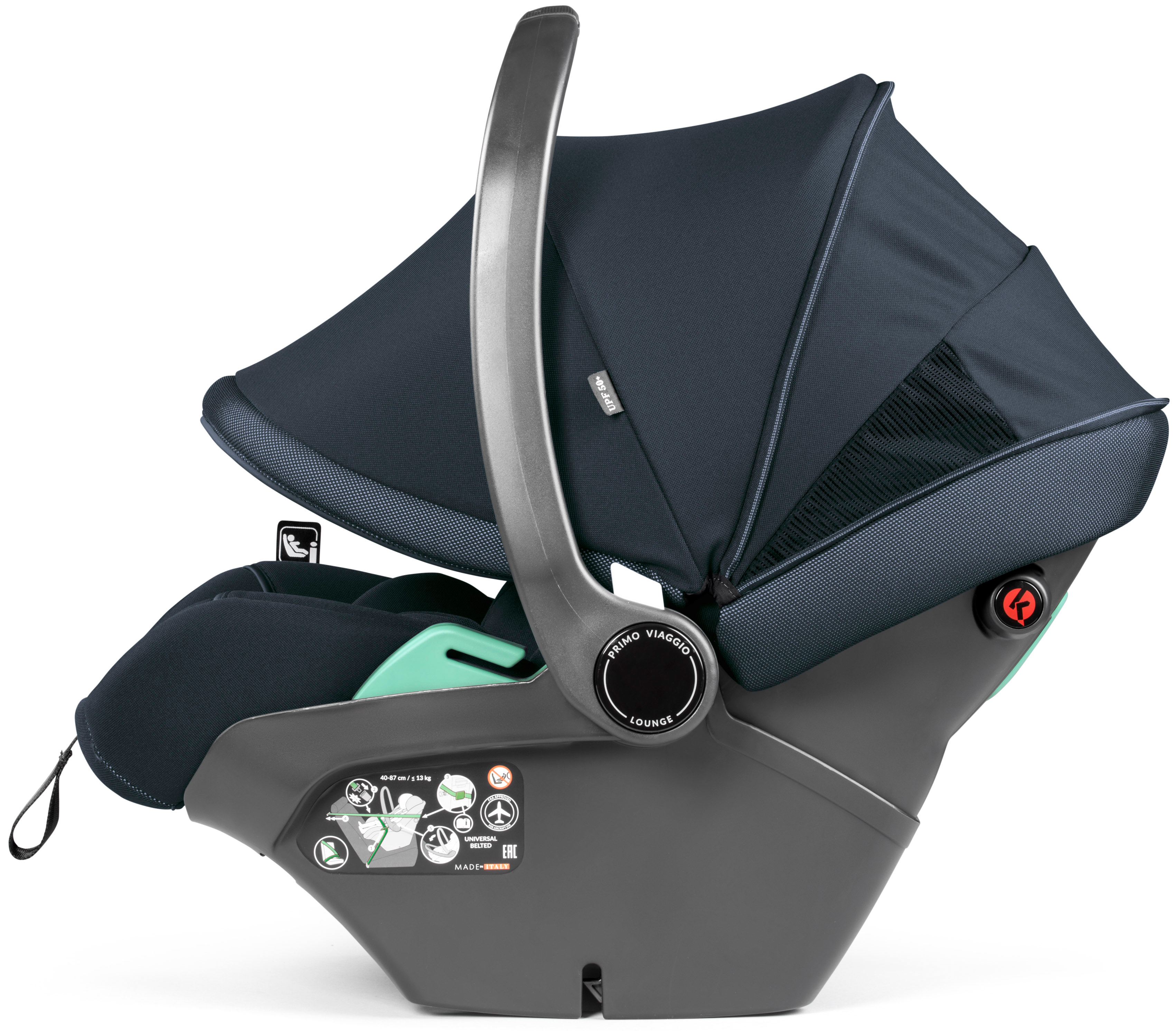 Автокресло Peg-Perego Lounge 0 (0 -13 кг) синий - фото 13