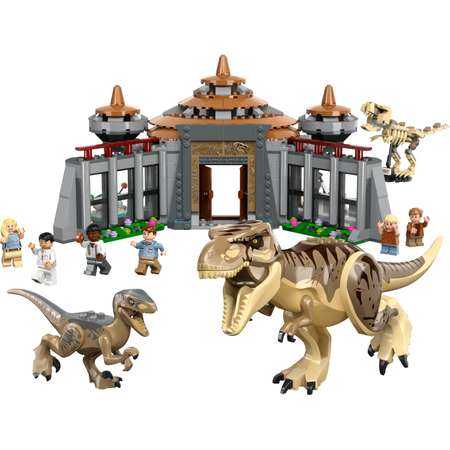 Конструктор LEGO Jurassic World Visitor Center T-Rex Raptor блочный